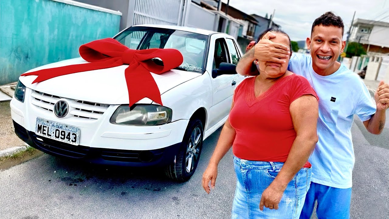 MOSTREI MEU CARRO NOVO PRA MINHA MÃE…..