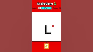 Javascript Snake game #shorts #javascript #css