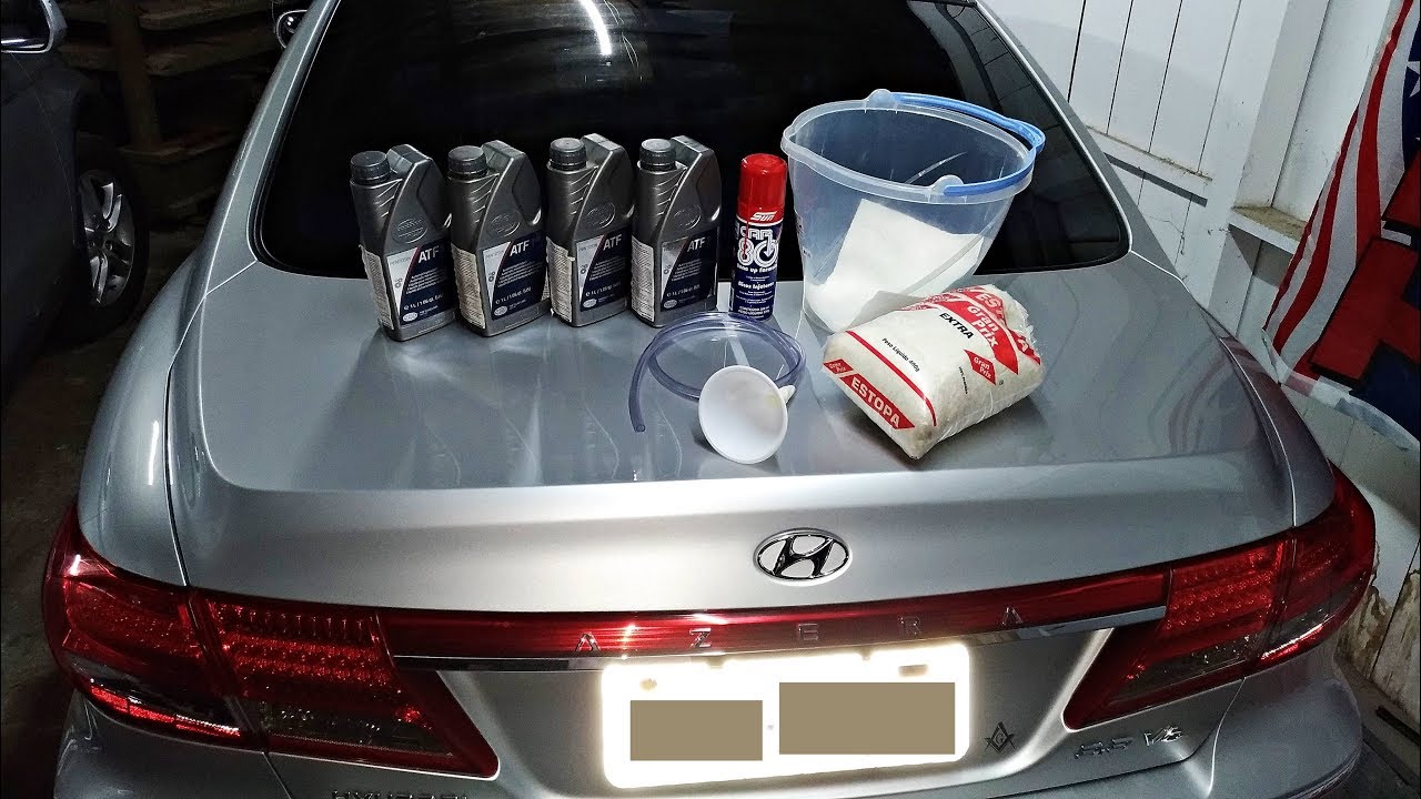 AZERA 2011 - Fazendo enxague do óleo do Câmbio Automático