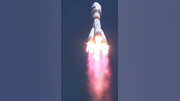 Why do rockets fly into space in a curved trajectory?