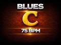 Blues Backing Track in C | 75 BPM | 12 Bar