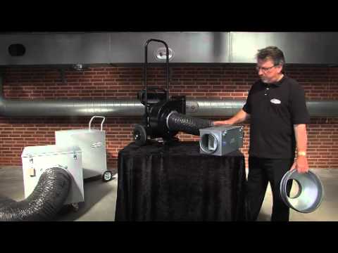 The Triventek VT45 and The VT15 Extractor for Duct Cleaning.wmv