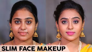 How to Get Slimmer Face Instantly Using Makeup | Contour Tips & Tricks | Say Swag
