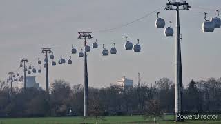 Mannheim - BUGA Gondeln auf Testfahrt