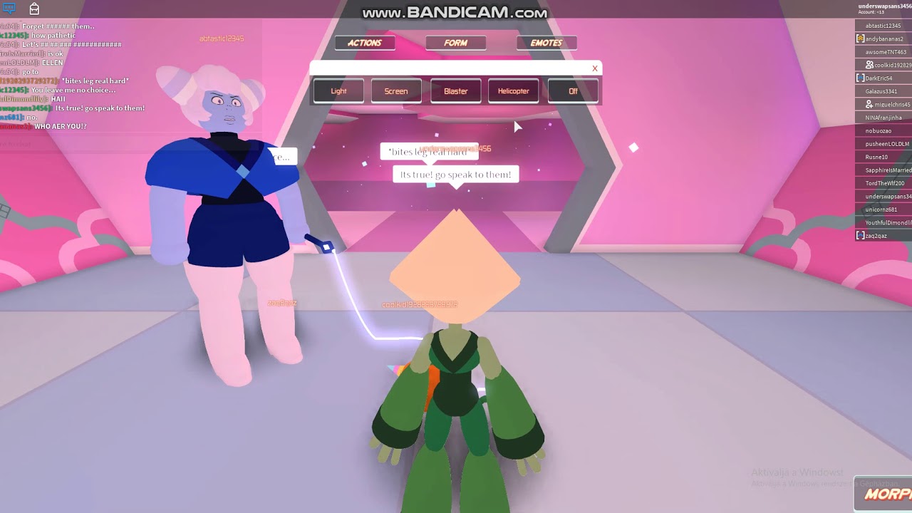 Roblox All The Actions Weapons Of The Gems Steven Universe Rp Part 1 By Bubble Puff - roblox steven universe homeworld