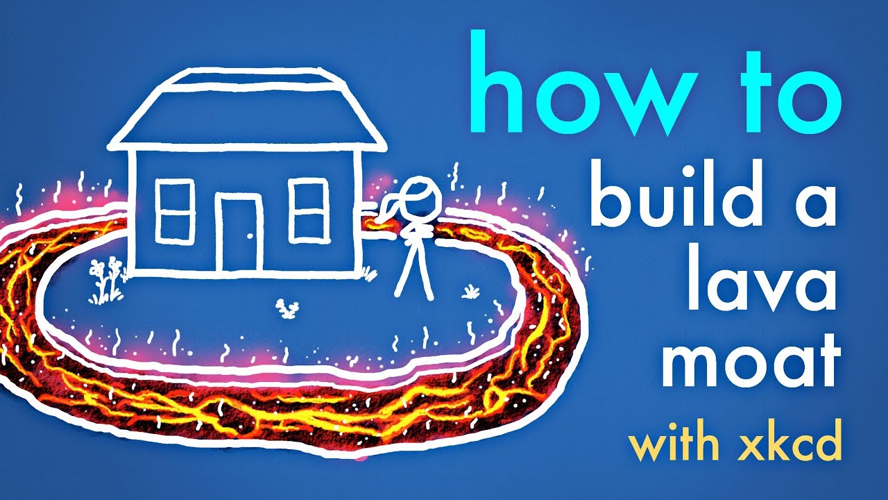 ⁣How to Build a Lava Moat (with xkcd)