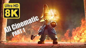 Final Fantasy IX  Cinematic Cutscenes  8k 30 FPS  Part 1 (Remastered with Neural Network AI)