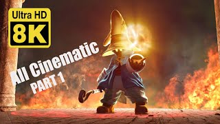 Final Fantasy IX  Cinematic Cutscenes  8k 30 FPS  Part 1 (Remastered with Neural Network AI)