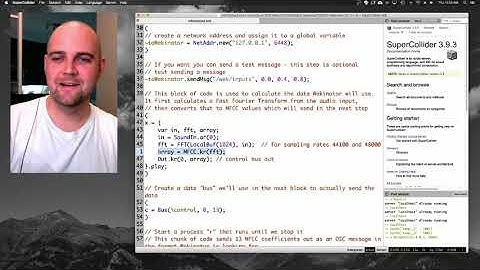 Wekinator for Responsive Visual Projections  Part 1  SuperCollider