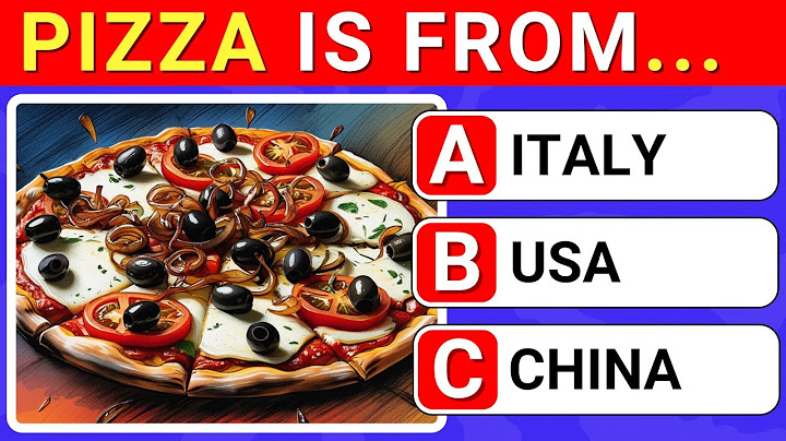 Quiz Pays : Pouvez-vous deviner le pays grâce à sa cuisine ?