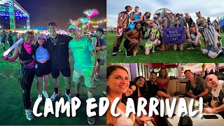 Camp EDC Check In & Pre-Party 2022 | Day 0 Vlog