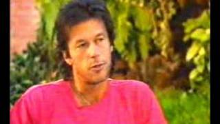 NAZIA HASSAN INTERVIEWING  IMRAN KHAN