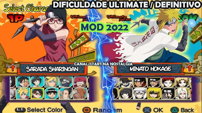 Naruto Ultimate Ninja 5 MOD - Boruto PS2 - 