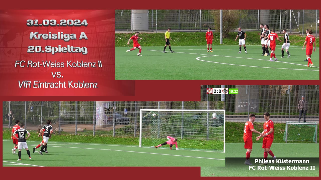 Kreisliga A: FC Rot-Weiss Koblenz II vs. VfR Eintracht Koblenz