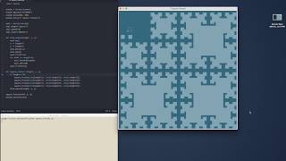 T-Square Fractal (Python Code & demo)