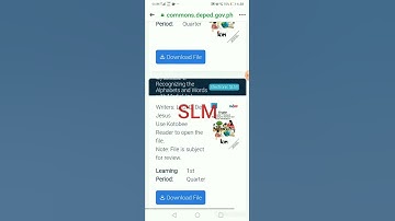 Self Learning Modules (SLMs) Available now at DepEd Commons