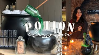 DIY HARRY POTTER DECOR | HP INSPIRED POTION CLASSROOM