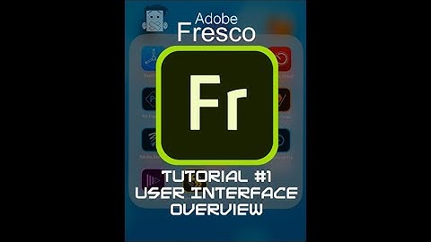 Adobe Fresco Tutorial User Interface Overview