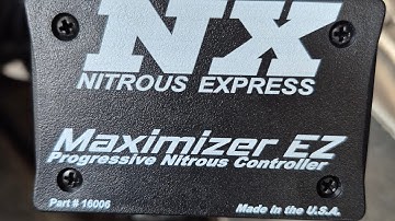 Testing the nitrous Express Maximizer controller 😃