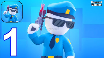 Police Raid Heist Quest 3D - Gameplay Walkthrough Part 1 Stickman Police Merge Quest (iOS, Android)