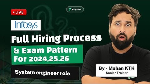 Infosys Hiring 2024, 2025 & 2026 LIVE | Systems Engineer Recruitment Hiring Process & Exam Pattern