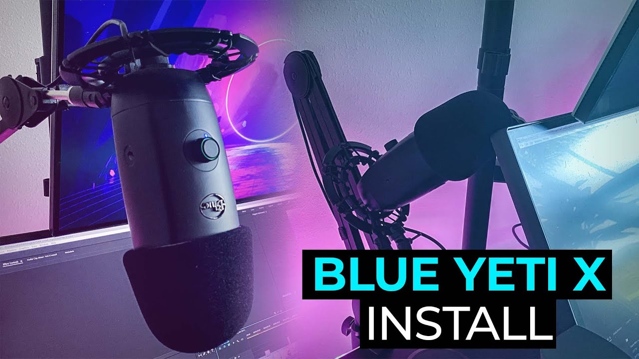 Blue Yeti X Setup Install With No Headphones 