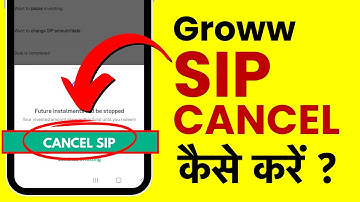 Groww Me SIP Band Kaise Kare - How to Close SIP in Groww App