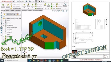 Mechanical Draftsman Sheet No 71 || TTP 39 || solidworks tutorial || solidworks beginners