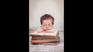 Cutest Babies Reading Book - Funniest Video Of Babies-as First Word After Reading Book About Dad