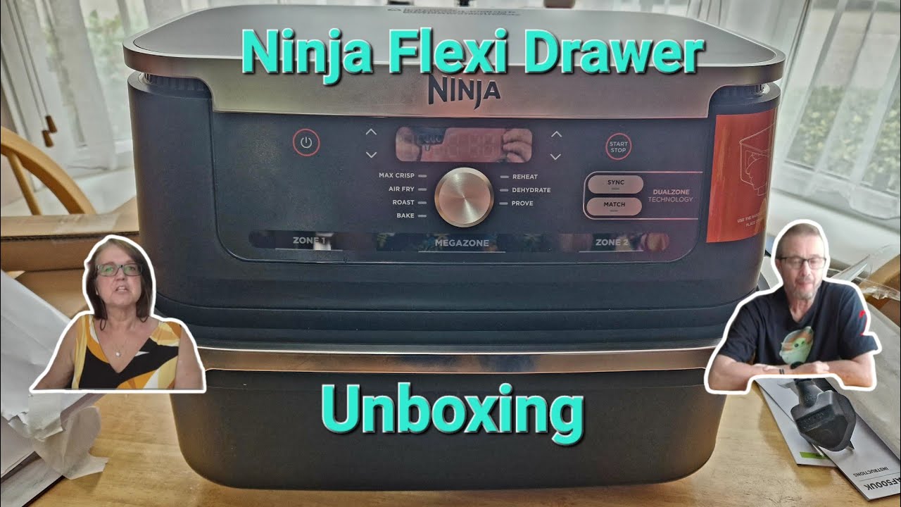 Ninja Foodi AF500 FlexDrawer Air Fryer 10.4L