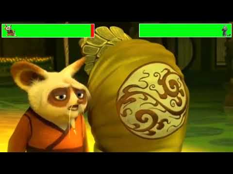 Master Shifu vs. Tai Lung with healthbars