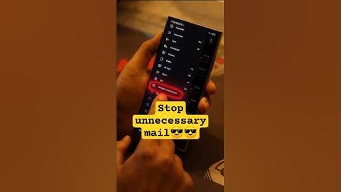 Stop Unwanted Emails Instantly | How to Unsubscribe in Seconds! #techbro #shorts #email