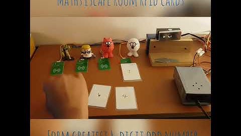 Mr Riaz Maths Escape Room Challenge RFID Cards