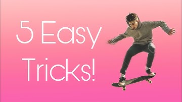 5 easy tricks to learn before the ollie!