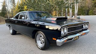 1969 Plymouth Road Runner 440 Six Pack 4 Speed WalkAround & Drive for Bring a Trailer