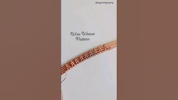 4 Wire Weave Pattern Tutorial #regaliabyreyney #wirewrappingtutorial #diy