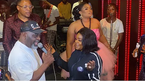 ACTOR FUNSHO ADEOLU SING SPECIAL SONGS FOR ACTRESS TOYOSI ADESANYA AT HER BIRTHDAY PARTY