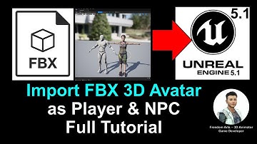 Import FBX Avatar as Player & NPC - Unreal Engine 5.1 Tutorial