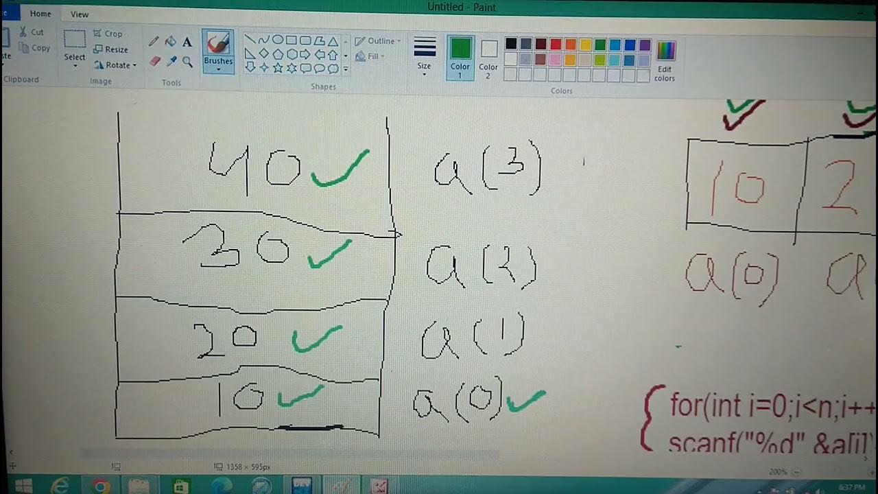 21 | Array & linked list representation of stacks | operations of ...