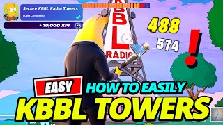 How to EASILY Secure KBBL Radio Towers - Fortnite Simpsons Quest