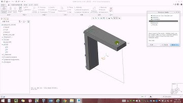 Creo Parametric 3 0 Simulate Lite(Structural Analysis) - Cantilever beam