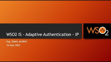 045 - WSO2 IS - Adaptive Authentication - IP