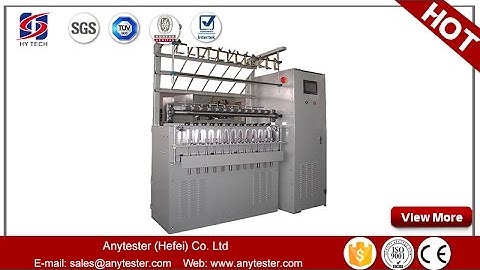 AT208 Laboratory Mini cotton yarn and wool yarn Twisting Machine from Anytester