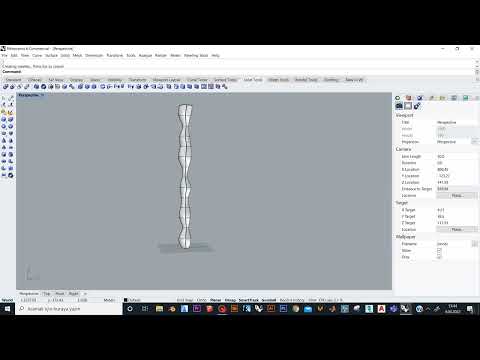 Rhino-python script- loft surface - YouTube