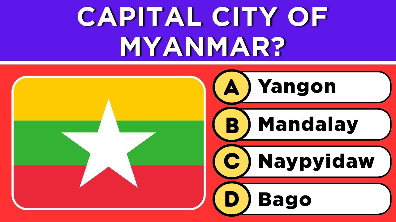 30 Capitals You Might Not Know! 🤯 30-Capital City Questions 🌍