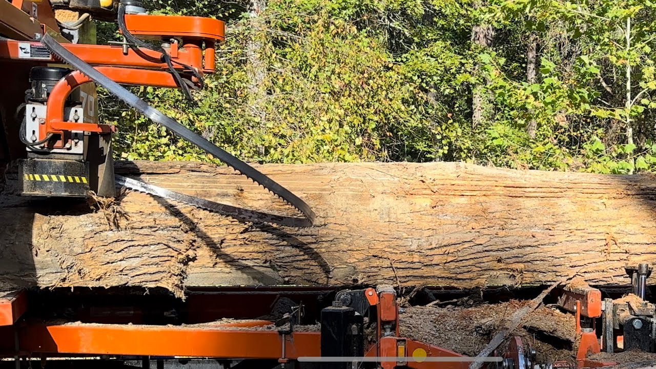 WoodMizer blade change Woodmizer LT70 YouTube