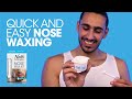 How to use nads for men nose wax  demo  step by step tutorial for waxing at home