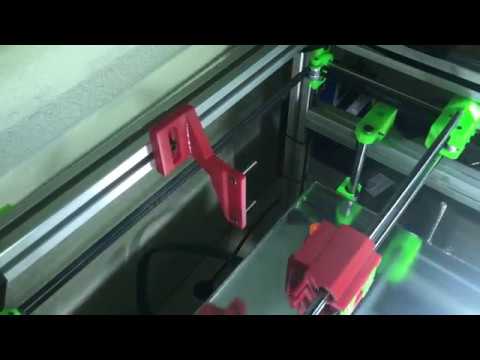 Hypercube Evolution Core XY Tool change repetability testing - YouTube