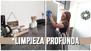 ✅LIMPIEZA PROFUNDA DE COCINA PEQUEÑA | compras navideñas 🎄 organización de alacena 💯