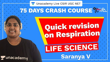 75 Days CSIR-UGC NET Crash Course | Quick revision on Respiration | Unacademy Live CSIR UGC NET